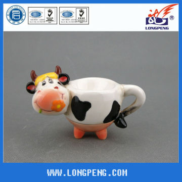 Milk Cow Easter Ceramic Egg Holder