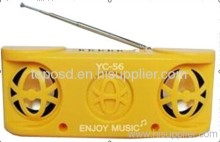 Portable Card Speaker Yello Color?