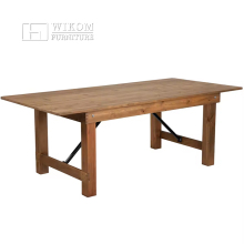 Rustic Farm Folding Wooden Table