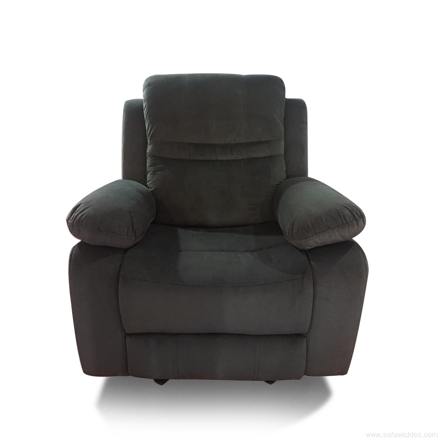 Living Room Sectional Recliner Velvet Fabric Sofa