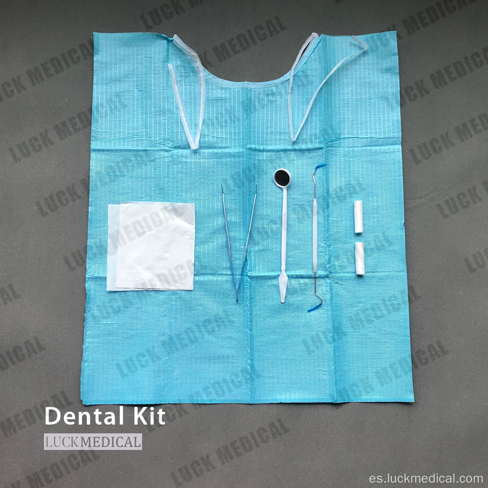 Kit de examen dental desechable