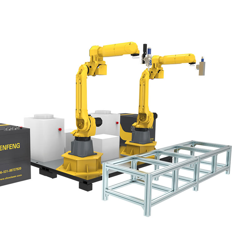 Simple and convenient maintenance of intelligent robot cutting and welding workstation