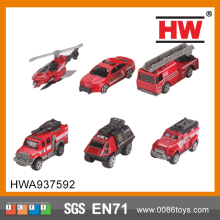 Child Diecast Red Mini Fire Truck Toy