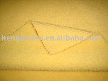 drop needle polar fleece fabric bonded imitation sherpa fleece/berber fleece