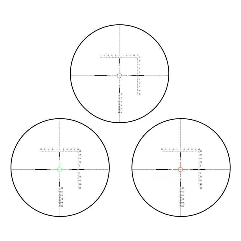 4-16X44SF Rifle Scope Red/Green 5 Brightness Settings