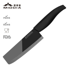 6" Mirror Black Ceramic Cleaver Knife From Professional China Factory