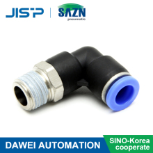 Elbow Plastic Pneumatic Fitting Pneumatic Push- In Fitting PL