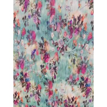 Poly Crepe Print Cloth Woven Untuk Gaun dan Kain Fashion