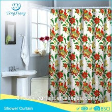 Polyester Fabric Shower Curtains Christmas Jingles