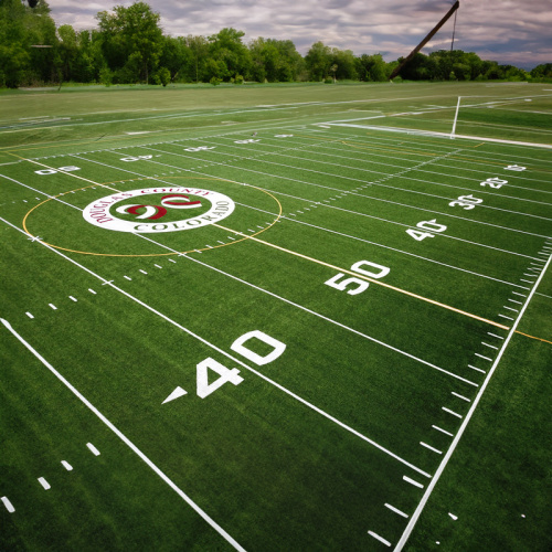 Lắp đặt trang web cỏ nhân tạo sân bóng bầu dục