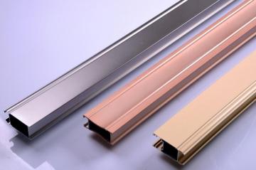 Aluminium decoration strips surface treament profiles