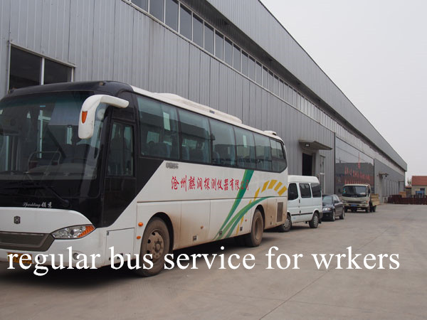 regular bus service for workers