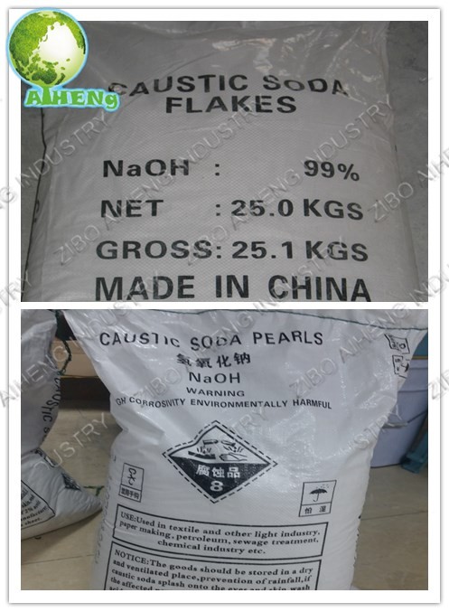 flakes and pearls sodium hydroxide caustic soda