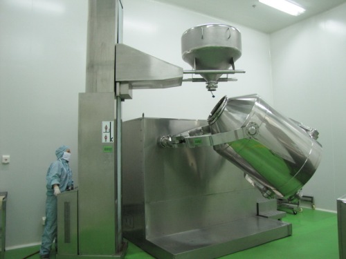Трехмерное оборудование для перемешивания сухих гранул