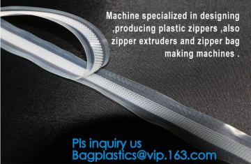 open end pe plastic press lok zipper, vacuum packing bags press lok zipper, PP zipper with slider, press loc zipper, lock zipper