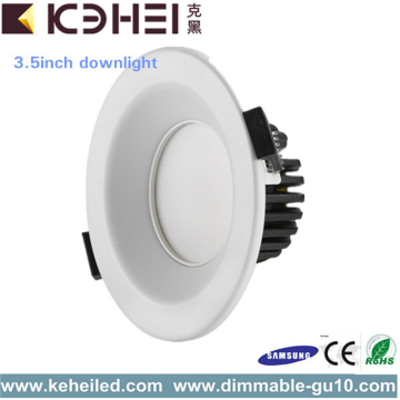 3.5 Inch LED Downlights 6000K 9W Black White
