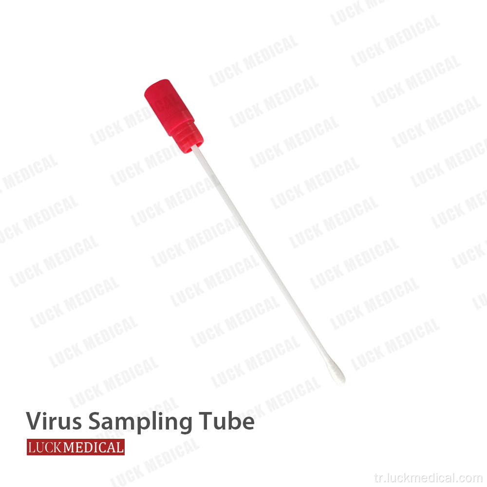 Virüs Test Tüpü Orta Olmadan Swab