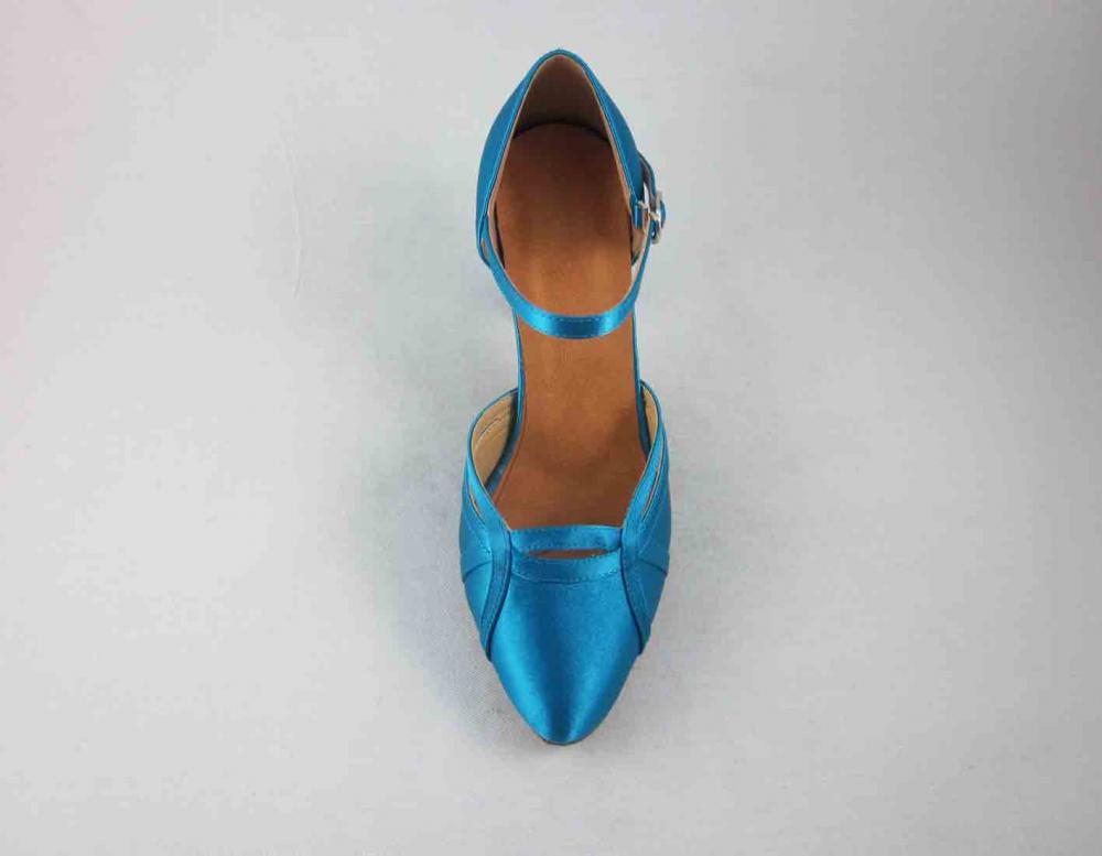 1 Inch Blue Dance Heels