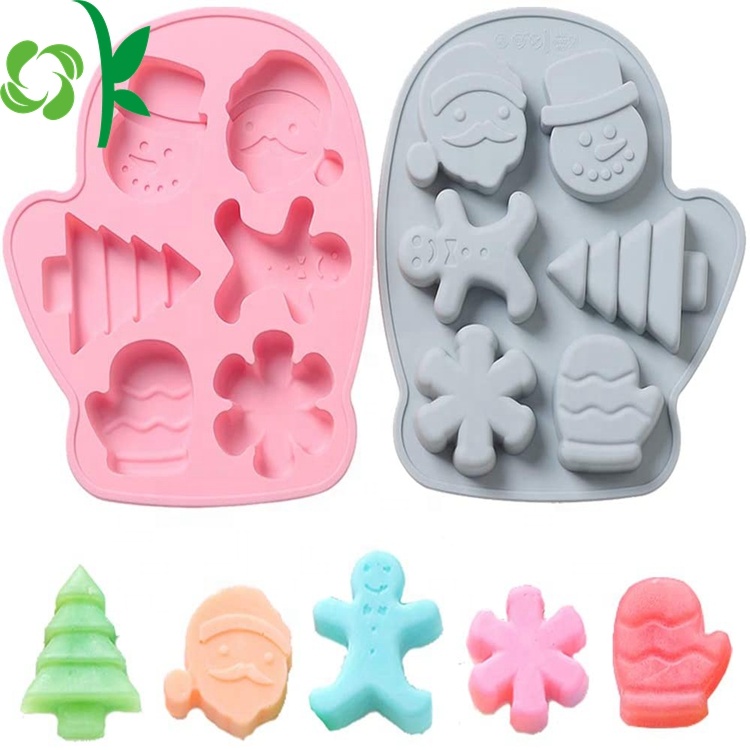 Food Grade Silicone Christmas Candy Molds