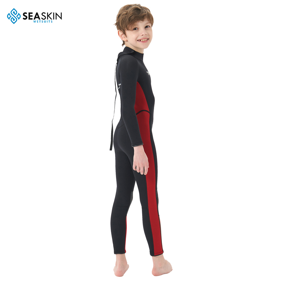 Seaskin 한 조각의 백 Zip Neoprene 다이브 잠수복