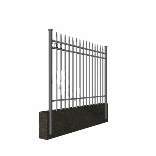 High Quality PVC Coated Wrought Iron Fence