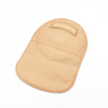 Disposable one-piece closed ostomy pouch