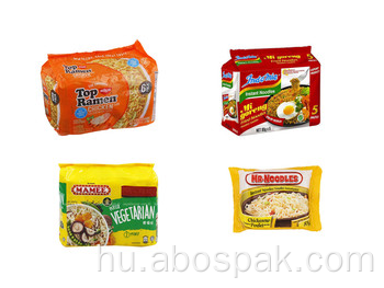 Auto Feeder Instant Noodles Párna Csomagoló gépek