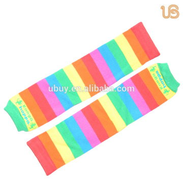 Children's ranibow cotton legwarmer