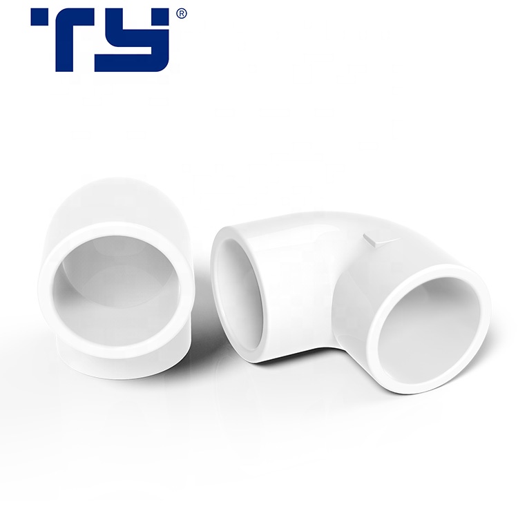 WHOLESALE PLASTIC PIPE FITTINGS SCH 40 PVC-U 90 DEGREE ELBOW