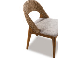 Modern garden rattan dining chair