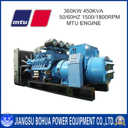 3 Phase 4 Wires Mtu 450kVA Diesel Generator for Sale