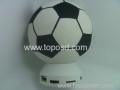 Os mais recente futebol cartão portátil Usb alto-falantes Champions League caixa de presente, luzes coloridas e alto-falantes som bola