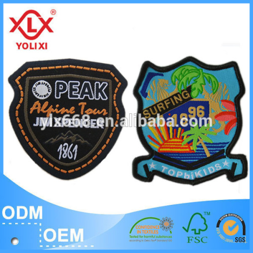 Fabric clothing patches for garment