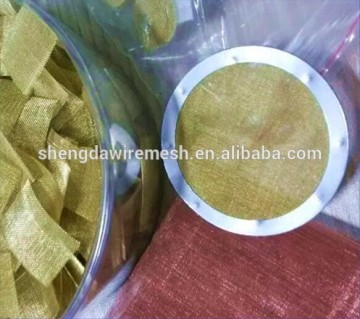 pure copper screen mesh/copper wire mesh/brass wire mesh best price