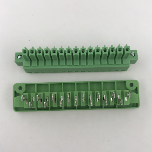 15pin through wall mounting pluggable terminal block