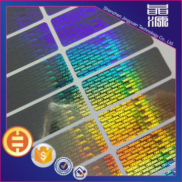 Stiker Label Hologram Waterproof Colorful 3D