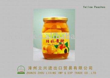 Canned Yellow peach