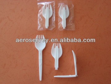 folding plastic fork