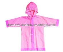 pvc children long raincoat