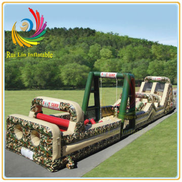 Promotion popular boot camp inflatable obstacle course