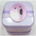 Purple sweet Wedding Tin Box