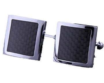 Stylich carbon cuff links
