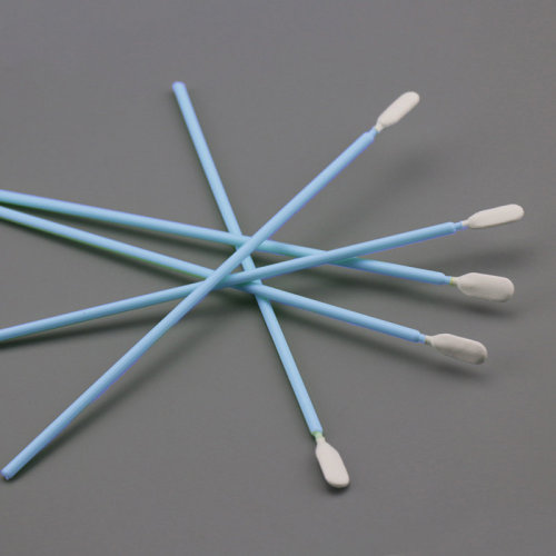 Small Round Head Cleanroom Microfiber Swab with Long Handle (Compatible with TX761MD)