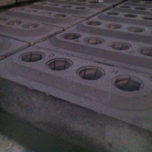 Pre baked anode block products