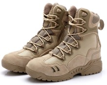Esdy Tan Assault Boots, Combat Boots, Commander Ranger Boots, High Army Boots, Military Boots, Tactical Boots