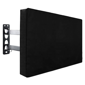 Outdoor Waterproof TV Black Covers for 75 Inches LCD LED TV