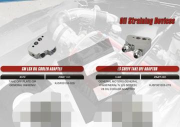 Billet LS Oil Cooler adaptors