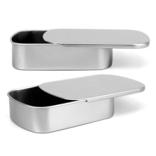Aluminum Small Square Tin Box Containers & Jars - Tobacco Tin Can