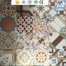 2016 interior house decorative rough finish anti-slip compound design flower tiles for flooring