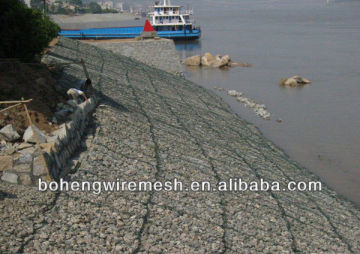 Gabion box river bank protect